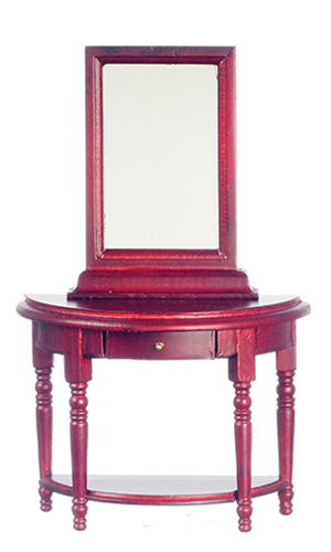 Hall Table, Mirror, Mahogany